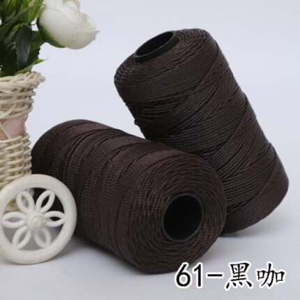 110g MultiColor Strong Braided Thread Silk Satin Nylon Cord Rope DIY Jewelry Bracelet Making Findings Beading Wire 23