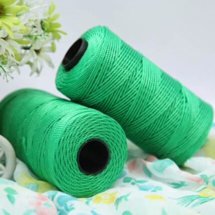 Bright Silk Twisted String Handmade Crochet DIY Hat Crochet Shoes Cushion Doll Line Medium Thickness Wool chunky yarn thick yarn 25