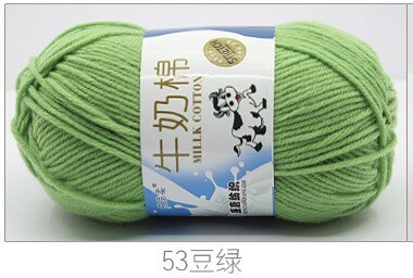 50g/set Milk Cotton Yarn Fine Quality Hand-Knitting Thread Soft Warm DIY Cotton Threads Baby Wool for Hand Knitting Crochet Yarn 59