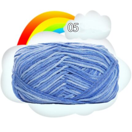 50G Dyed Colorful Milk Sweet Soft Cotton Baby Knitting Wool Yarn Thick Crochet Yarn Thread For DIY Sweater Threads For Knitting 20