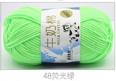 50g/set Milk Cotton Yarn Fine Quality Hand-Knitting Thread Soft Warm DIY Cotton Threads Baby Wool for Hand Knitting Crochet Yarn 48