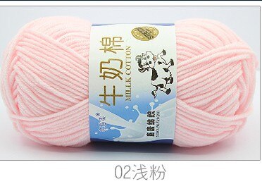 50g/set Milk Cotton Yarn Fine Quality Hand-Knitting Thread Soft Warm DIY Cotton Threads Baby Wool for Hand Knitting Crochet Yarn 12