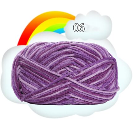 50G Dyed Colorful Milk Sweet Soft Cotton Baby Knitting Wool Yarn Thick Crochet Yarn Thread For DIY Sweater Threads For Knitting 19