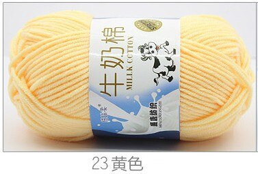 50g/set Milk Cotton Yarn Fine Quality Hand-Knitting Thread Soft Warm DIY Cotton Threads Baby Wool for Hand Knitting Crochet Yarn 21