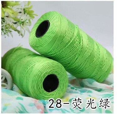 110g MultiColor Strong Braided Thread Silk Satin Nylon Cord Rope DIY Jewelry Bracelet Making Findings Beading Wire 20