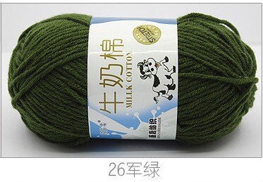 50g/set Milk Cotton Yarn Fine Quality Hand-Knitting Thread Soft Warm DIY Cotton Threads Baby Wool for Hand Knitting Crochet Yarn 34