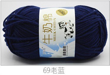 50g/set Milk Cotton Yarn Fine Quality Hand-Knitting Thread Soft Warm DIY Cotton Threads Baby Wool for Hand Knitting Crochet Yarn 75