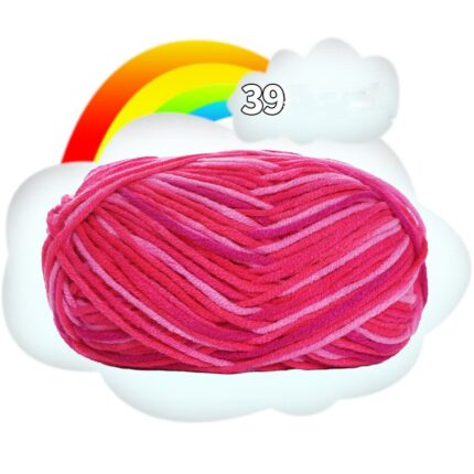 50G Dyed Colorful Milk Sweet Soft Cotton Baby Knitting Wool Yarn Thick Crochet Yarn Thread For DIY Sweater Threads For Knitting 50