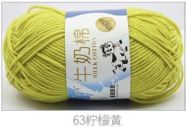50g/set Milk Cotton Yarn Fine Quality Hand-Knitting Thread Soft Warm DIY Cotton Threads Baby Wool for Hand Knitting Crochet Yarn 65