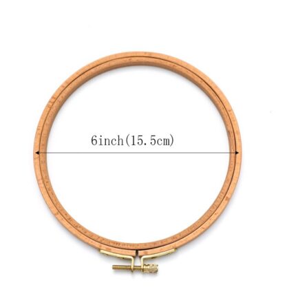 4-9 inch Wooden Bamboo Embroidery Frame Oval Embroidery Hoop Ring Cross Stitch Machine DIY Needlecraft Household Sewing Tool 9