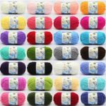 50g/set Milk Cotton Yarn Fine Quality Hand-Knitting Thread Soft Warm DIY Cotton Threads Baby Wool for Hand Knitting Crochet Yarn 6