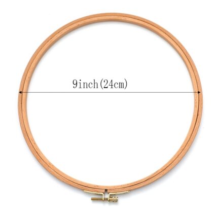 3-12 inch Wooden Bamboo Embroidery Frame Oval Embroidery Hoop Ring Cross Stitch Machine DIY Needlecraft Household Sewing Tool 6