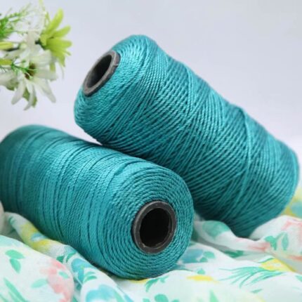 Bright Silk Twisted String Handmade Crochet DIY Hat Crochet Shoes Cushion Doll Line Medium Thickness Wool chunky yarn thick yarn 23