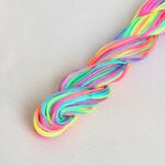 Mix Colors 24m/lot 100% Cotton Embroidery Thread 8m Per Floss Sewing For Craft 1MM Handmade Clothes hand embroidery cross stitch 5