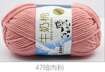 50g/set Milk Cotton Yarn Fine Quality Hand-Knitting Thread Soft Warm DIY Cotton Threads Baby Wool for Hand Knitting Crochet Yarn 49