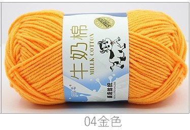 50g/set Milk Cotton Yarn Fine Quality Hand-Knitting Thread Soft Warm DIY Cotton Threads Baby Wool for Hand Knitting Crochet Yarn 10