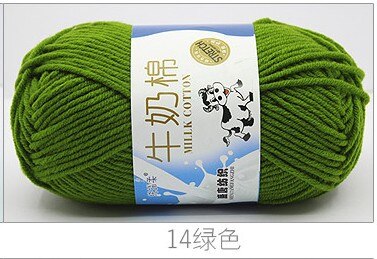 50g/set Milk Cotton Yarn Fine Quality Hand-Knitting Thread Soft Warm DIY Cotton Threads Baby Wool for Hand Knitting Crochet Yarn 14
