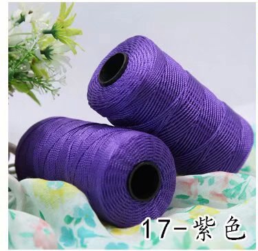 110g MultiColor Strong Braided Thread Silk Satin Nylon Cord Rope DIY Jewelry Bracelet Making Findings Beading Wire 50