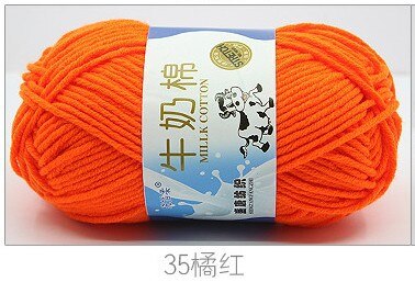 50g/set Milk Cotton Yarn Fine Quality Hand-Knitting Thread Soft Warm DIY Cotton Threads Baby Wool for Hand Knitting Crochet Yarn 41