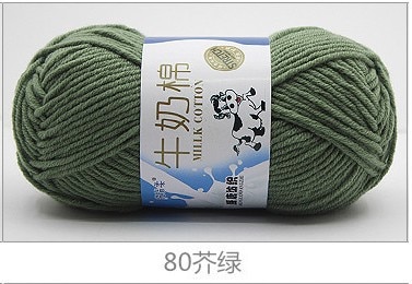50g/set Milk Cotton Yarn Fine Quality Hand-Knitting Thread Soft Warm DIY Cotton Threads Baby Wool for Hand Knitting Crochet Yarn 80