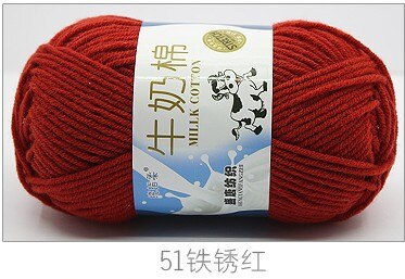50g/set Milk Cotton Yarn Fine Quality Hand-Knitting Thread Soft Warm DIY Cotton Threads Baby Wool for Hand Knitting Crochet Yarn 45