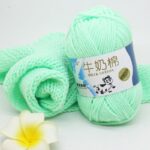 50g/set Milk Cotton Yarn Fine Quality Hand-Knitting Thread Soft Warm DIY Cotton Threads Baby Wool for Hand Knitting Crochet Yarn 2