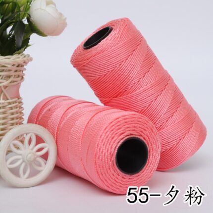 110g MultiColor Strong Braided Thread Silk Satin Nylon Cord Rope DIY Jewelry Bracelet Making Findings Beading Wire 29