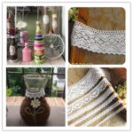 5 Meter/roll White Lace Trim Cotton Embroidered Lace Ribbon  Crochet Lace Fabric DIY Handmade Craft Clothes Sewing Accessories 2