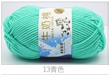 50g/set Milk Cotton Yarn Fine Quality Hand-Knitting Thread Soft Warm DIY Cotton Threads Baby Wool for Hand Knitting Crochet Yarn 15