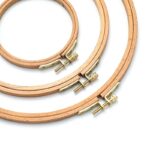 3-12 inch Wooden Bamboo Embroidery Frame Oval Embroidery Hoop Ring Cross Stitch Machine DIY Needlecraft Household Sewing Tool 4