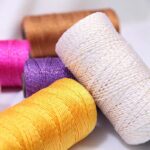 Bright Silk Twisted String Handmade Crochet DIY Hat Crochet Shoes Cushion Doll Line Medium Thickness Wool chunky yarn thick yarn 4