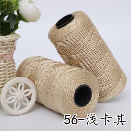 110g MultiColor Strong Braided Thread Silk Satin Nylon Cord Rope DIY Jewelry Bracelet Making Findings Beading Wire 28