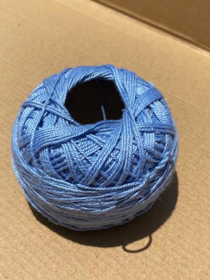 50 Color Available ,No.3 Lace Wool, 100% cotton Yarn for crochet kits, Amigurumi, DIY crochet mat, cushion case Crochet 15