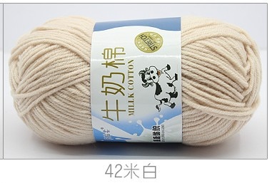 50g/set Milk Cotton Yarn Fine Quality Hand-Knitting Thread Soft Warm DIY Cotton Threads Baby Wool for Hand Knitting Crochet Yarn 38