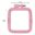 Plastic DIY Embroidery Hoops Square Shape Cross Stitch Hoops Frame Ring Household Craft Embroidery Set Sewing Accessories 5 Size 18
