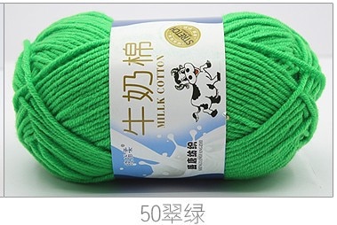 50g/set Milk Cotton Yarn Fine Quality Hand-Knitting Thread Soft Warm DIY Cotton Threads Baby Wool for Hand Knitting Crochet Yarn 46