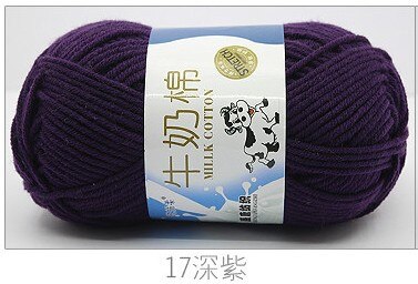 50g/set Milk Cotton Yarn Fine Quality Hand-Knitting Thread Soft Warm DIY Cotton Threads Baby Wool for Hand Knitting Crochet Yarn 27