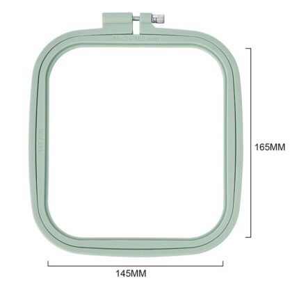 Plastic DIY Embroidery Hoops Square Shape Cross Stitch Hoops Frame Ring Household Craft Embroidery Set Sewing Accessories 5 Size 15