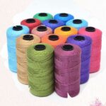 110g MultiColor Strong Braided Thread Silk Satin Nylon Cord Rope DIY Jewelry Bracelet Making Findings Beading Wire 1
