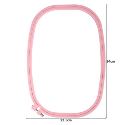 Plastic DIY Embroidery Hoops Square Shape Cross Stitch Hoops Frame Ring Household Craft Embroidery Set Sewing Accessories 5 Size 14