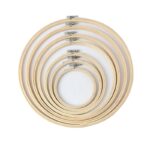 8-18CM Bamboo Frame Embroidery Hoop Ring DIY Needlecraft Cross Stitch Machine Round Loop Hand Household Sewing Tools Supplies 2