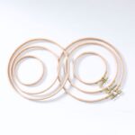 4-9 inch Wooden Bamboo Embroidery Frame Oval Embroidery Hoop Ring Cross Stitch Machine DIY Needlecraft Household Sewing Tool 4