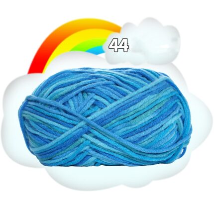 50G Dyed Colorful Milk Sweet Soft Cotton Baby Knitting Wool Yarn Thick Crochet Yarn Thread For DIY Sweater Threads For Knitting 45