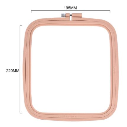 Plastic DIY Embroidery Hoops Square Shape Cross Stitch Hoops Frame Ring Household Craft Embroidery Set Sewing Accessories 5 Size 11