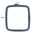 Plastic DIY Embroidery Hoops Square Shape Cross Stitch Hoops Frame Ring Household Craft Embroidery Set Sewing Accessories 5 Size 12