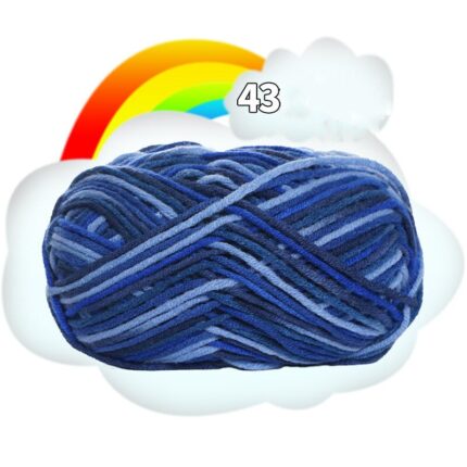 50G Dyed Colorful Milk Sweet Soft Cotton Baby Knitting Wool Yarn Thick Crochet Yarn Thread For DIY Sweater Threads For Knitting 38