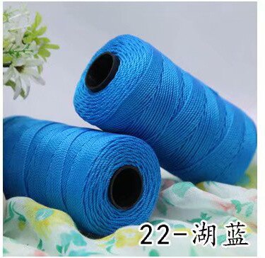 110g MultiColor Strong Braided Thread Silk Satin Nylon Cord Rope DIY Jewelry Bracelet Making Findings Beading Wire 45