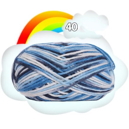 50G Dyed Colorful Milk Sweet Soft Cotton Baby Knitting Wool Yarn Thick Crochet Yarn Thread For DIY Sweater Threads For Knitting 41