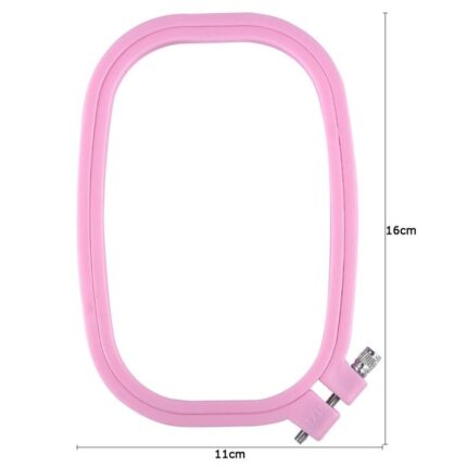 Plastic DIY Embroidery Hoops Square Shape Cross Stitch Hoops Frame Ring Household Craft Embroidery Set Sewing Accessories 5 Size 17