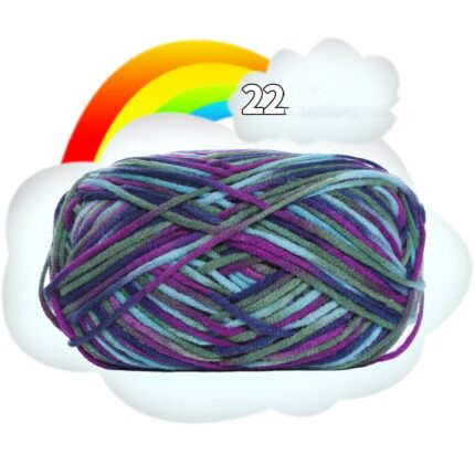 50G Dyed Colorful Milk Sweet Soft Cotton Baby Knitting Wool Yarn Thick Crochet Yarn Thread For DIY Sweater Threads For Knitting 35